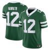 joe namath 12 new york jets vapor f u s e limited jersey legacy green