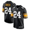 joey porter jr 24 pittsburgh steelers mens alternate game jersey black