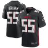 john abraham 55 atlanta falcons men game retired jersey black