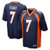 john elway 7 denver broncos men retired jersey navy