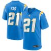 john hadl 21 los angeles chargers men game jersey powder blue