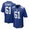 john michael schmitz 61 new york giants men team game jersey royal