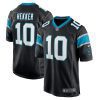 johnny hekker 10 carolina panthers mens game jersey black