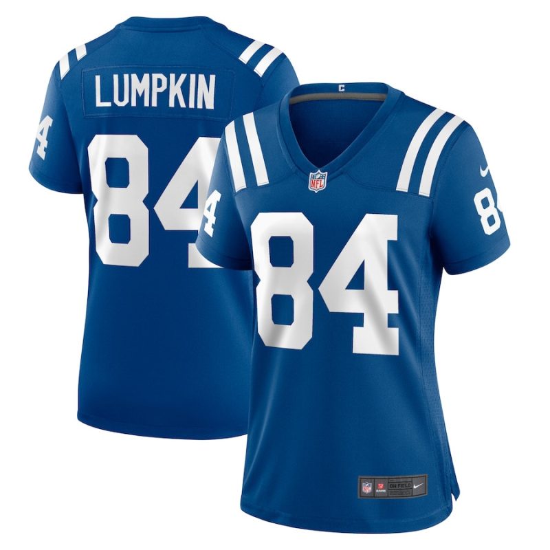 johnny lumpkin 84 indianapolis colts women team game jersey royal