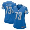 jonah jackson 73 detroit lions women game jersey blue