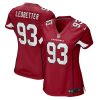 jonathan ledbetter 93 arizona cardinals women game jersey cardinal