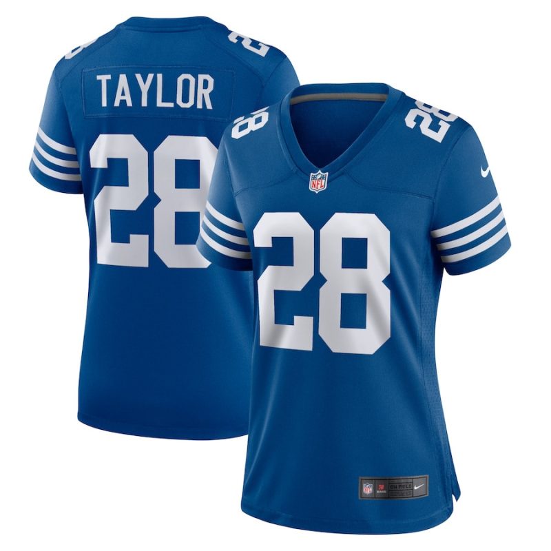 jonathan taylor 28 indianapolis colts women game jersey royal