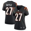 jordan battle 27 cincinnati bengals womens game jersey black