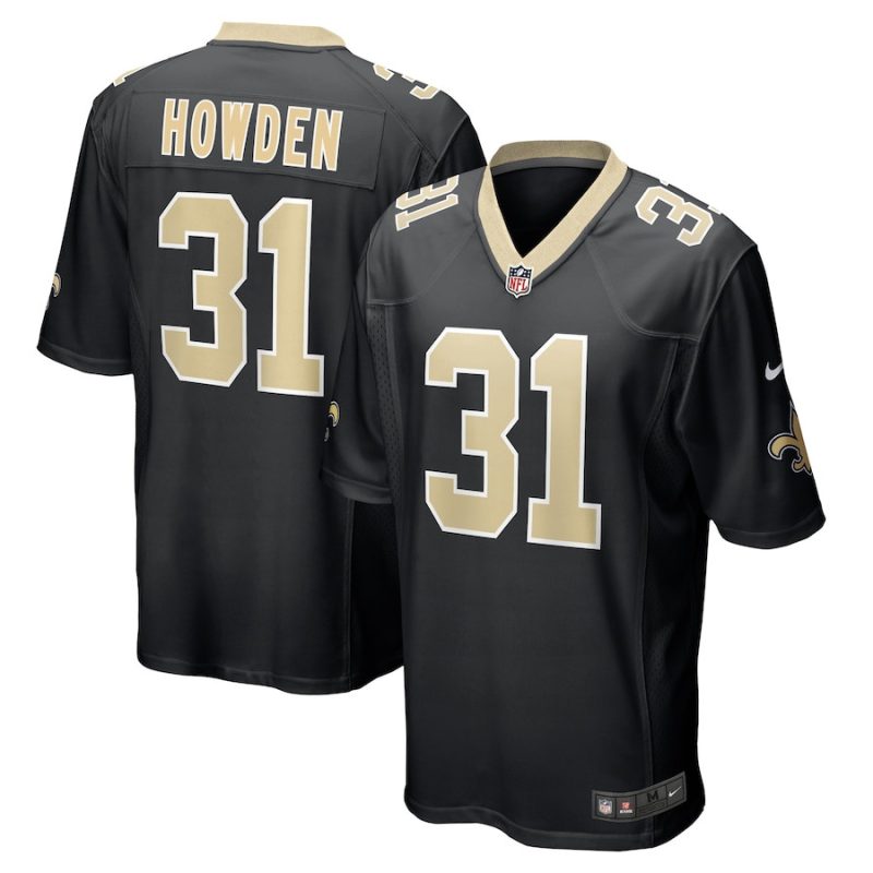 jordan howden 31 new orleans saints men team game jersey black