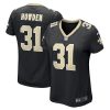 jordan howden 31 new orleans saints womens game jersey black