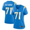 jordan mcfadden 71 los angeles chargers womens game jersey powder blue