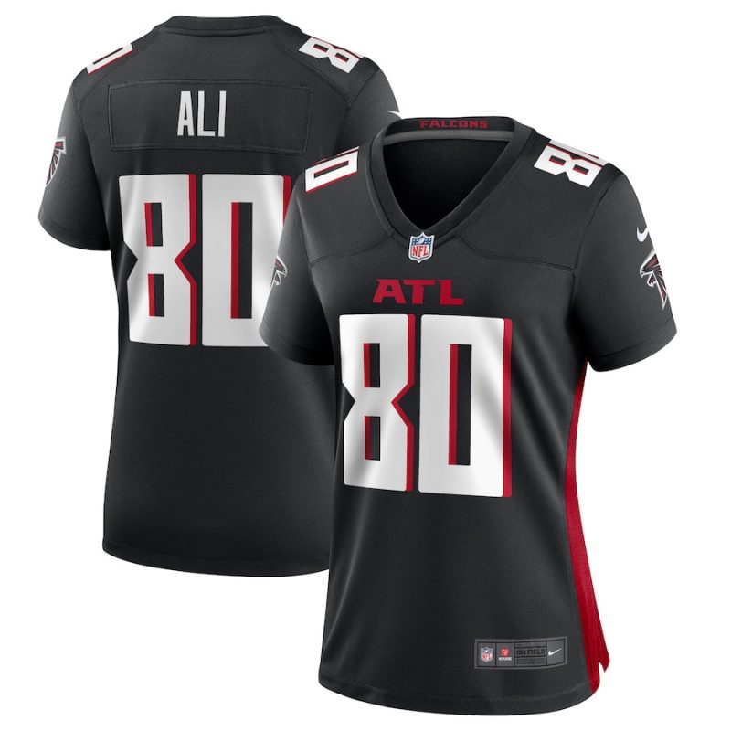 josh ali 80 atlanta falcons game women jersey black