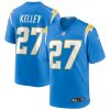 joshua kelley 27 los angeles chargers men game jersey powder blue