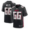 joshua miles 66 atlanta falcons men game jersey black