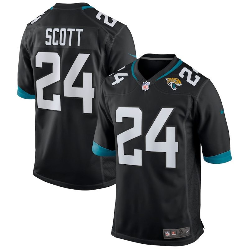 josiah scott 24 jacksonville jaguars mens game jersey black