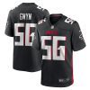 jovaughn gwyn 56 atlanta falcons men team game jersey black