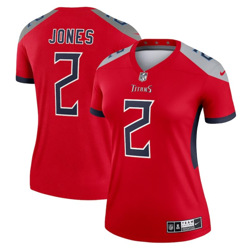 julio jones 2 tennessee titans women inverted legend jersey red