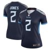 julio jones 2 tennessee titans women legend jersey navy