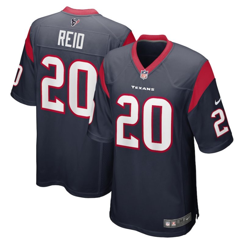 justin reid 20 houston texans mens game jersey navy