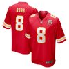 justyn ross 8 kansas city chiefs men home game jersey red