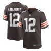 kahlef hailassie 12 cleveland browns mens team game jersey brown