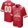 kansas city chiefs super bowl lviii thanks for memories game custom men jersey red