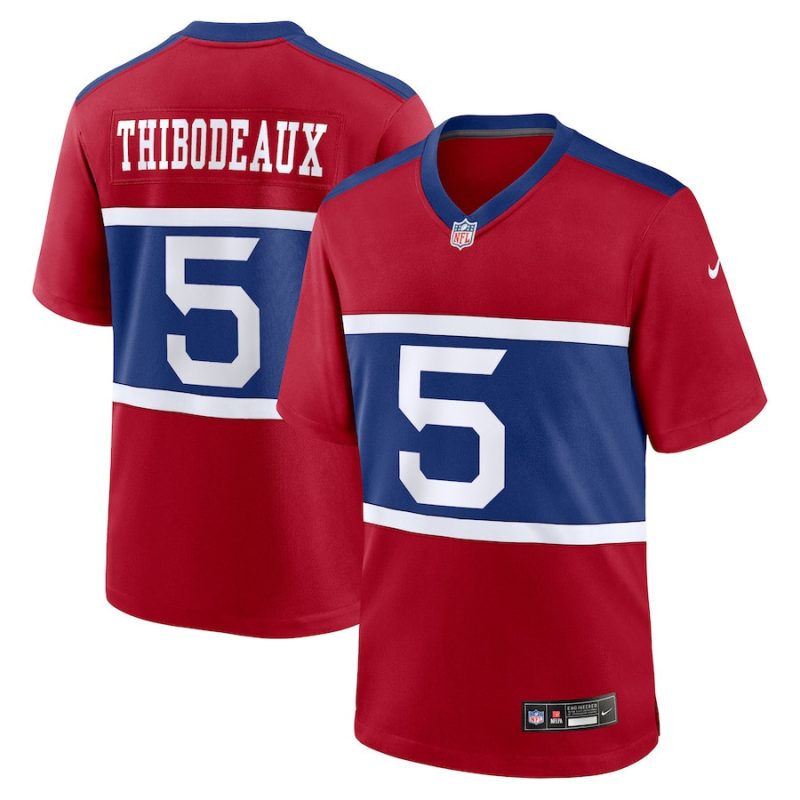 kayvon thibodeaux 5 new york giants alternate player game youth jersey century red