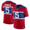 kayvon thibodeaux 5 new york giants alternate vapor f u s e limited men jersey century red