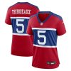 kayvon thibodeaux 5 new york giants womens alternate player game jersey century red