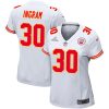 keaontay ingram 30 kansas city chiefs super bowl lviii patch game women jersey white