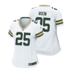 keisean nixon 25 green bay packers women away game jersey white