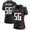 keith brooking 56 atlanta falcons womens retired game jersey black