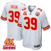 keith taylor 39 kansas city chiefs super bowl lviii champions 4x game men jersey white