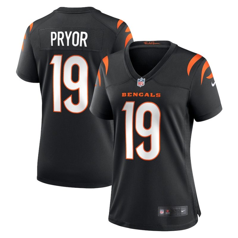 kendric pryor 19 cincinnati bengals womens game jersey black