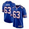 kevin jarvis 63 buffalo bills men team game jersey royal