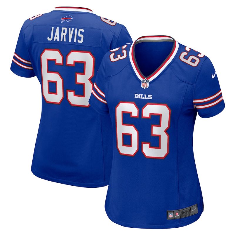 kevin jarvis 63 buffalo bills women team game jersey royal