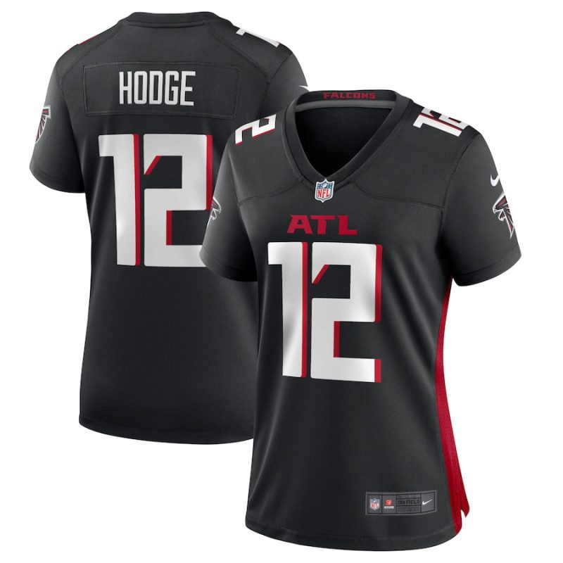 khadarel hodge 12 atlanta falcons womens game jersey black