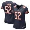 khalid kareem 52 new york giants women team game jersey royal