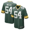 kristian welch 54 green bay packers men team game jersey green