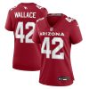 kvon wallace 42 arizona cardinals women team game jersey cardinal