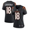 kwamie lassiter ii 18 cincinnati bengals womens game jersey black