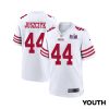 kyle juszczyk 44 san francisco 49ers super bowl lviii patch game youth jersey white