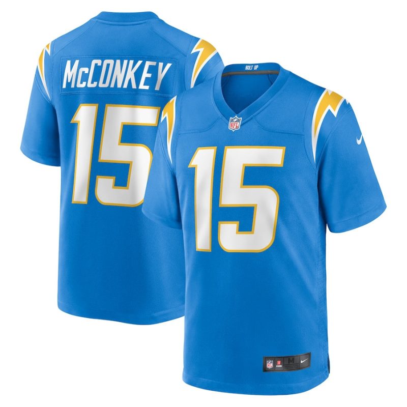 ladd mcconkey 15 los angeles rams 2024 nfl draft game jersey royal