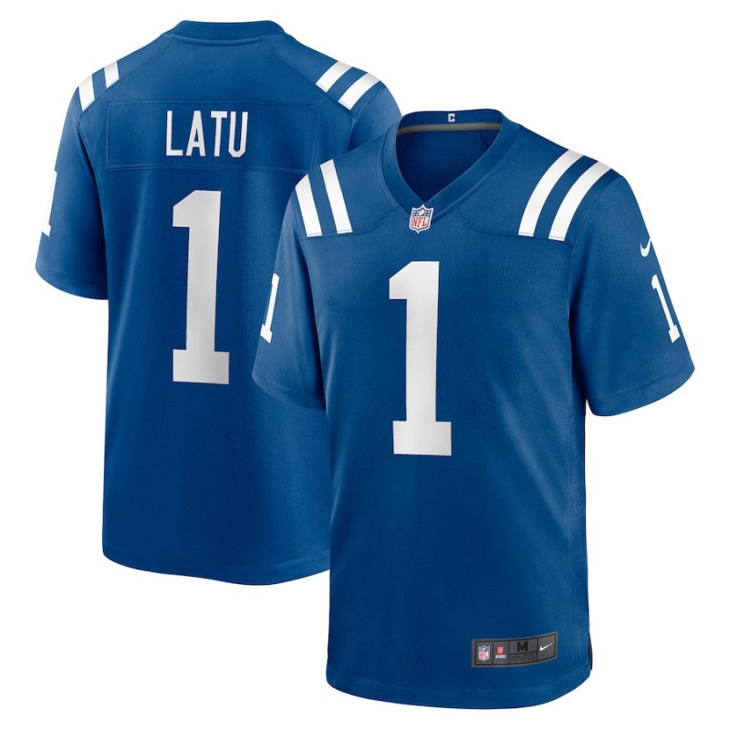 laiatu latu indianapolis colts 2024 nfl draft first round pick player game jersey