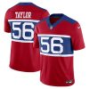 lawrence taylor 56 new york giants alternate vapor f u s e retired player limited men jersey century red