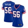 lawrence taylor 56 new york giants women classic retired game jersey royal