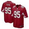 leki fotu 95 arizona cardinals men home game jersey cardinal