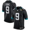 logan cooke 9 jacksonville jaguars mens game jersey black