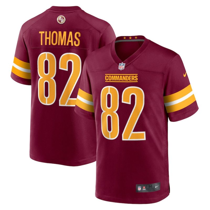 logan thomas 82 washington commanders men game jersey burgundy