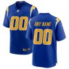 los angeles chargers custom alternate game men jersey royal